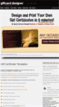 Mobile Screenshot of giftcarddesigner.com
